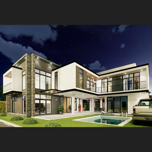 Casa Katrina. Vivienda Unifamiliar en Catamayo. José Luis Morocho Arq.