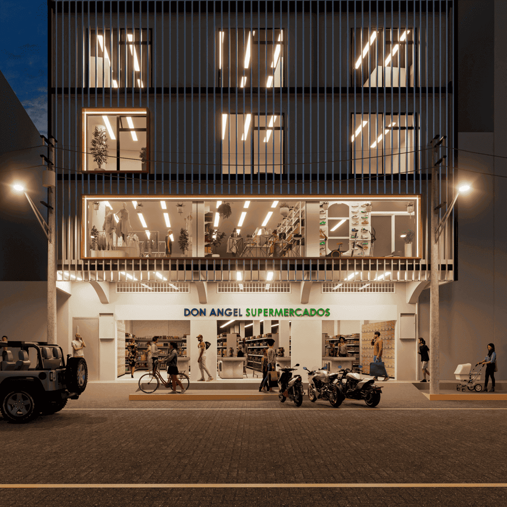 Fachada Edificio Don Angel Supermercados El Arqui Morocho Naranjal