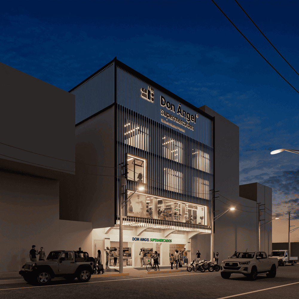 Fachada Edificio Don Angel Supermercados El Arqui Morocho Naranjal