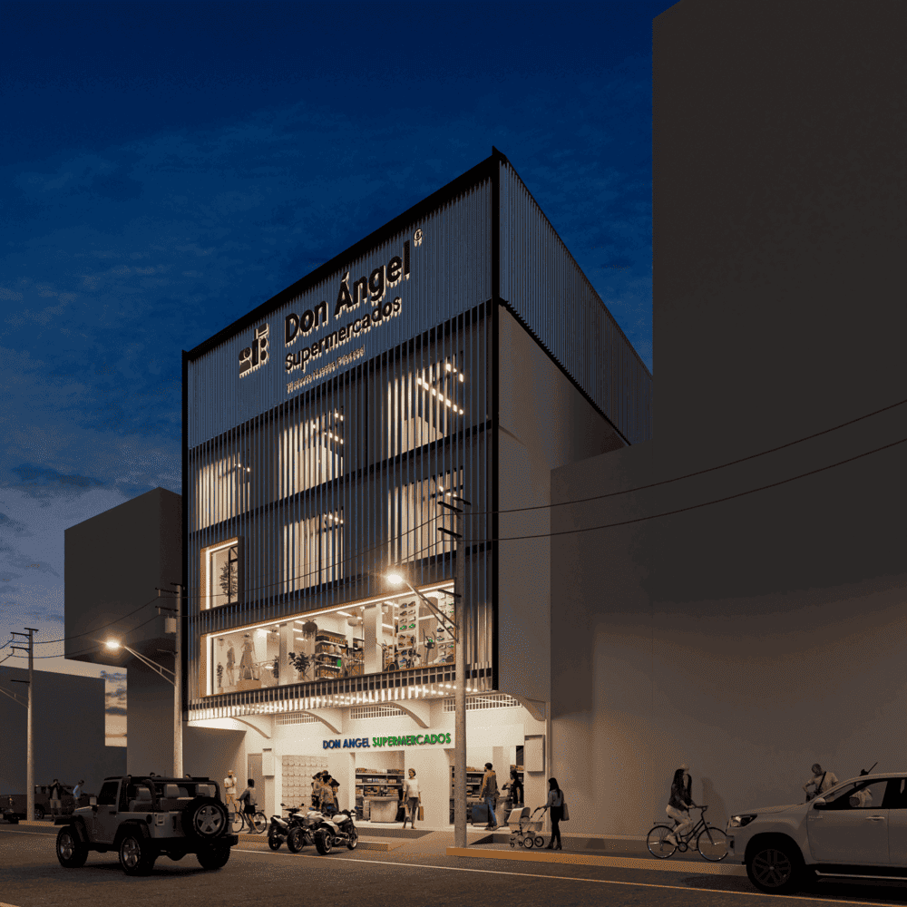 Fachada Edificio Don Angel Supermercados El Arqui Morocho Naranjal