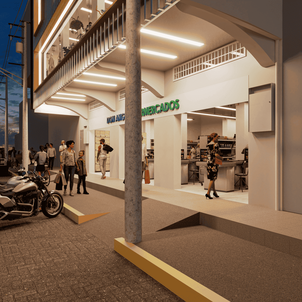 Fachada Edificio Don Angel Supermercados El Arqui Morocho Naranjal